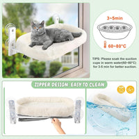 HKM-7726781 Cat Nest with Sun Glass Hanging Sucker - Three Sizes Available in White and Gray