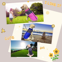 HKM-7727165 Waterproof Autumn and Winter Dog Clothes in Burgundy, Black, Pink, and Blue - Cozy Pet Apparel for All Sizes