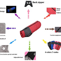 HKM-7727165 Waterproof Autumn and Winter Dog Clothes in Burgundy, Black, Pink, and Blue - Cozy Pet Apparel for All Sizes
