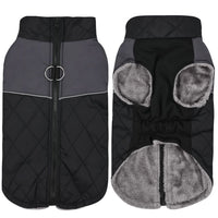 HKM-7727165 Waterproof Autumn and Winter Dog Clothes in Burgundy, Black, Pink, and Blue - Cozy Pet Apparel for All Sizes