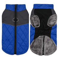 HKM-7727165 Waterproof Autumn and Winter Dog Clothes in Burgundy, Black, Pink, and Blue - Cozy Pet Apparel for All Sizes