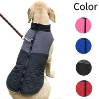 HKM-7727165 Waterproof Autumn and Winter Dog Clothes in Burgundy, Black, Pink, and Blue - Cozy Pet Apparel for All Sizes