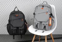 HKM-772947 Large Capacity 17 Inch Polyester Travel Backpack for Men and College Students
