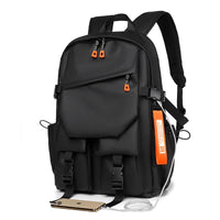 HKM-772947 Large Capacity 17 Inch Polyester Travel Backpack for Men and College Students