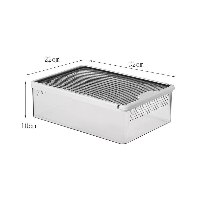 HKM-7730109 Transparent Climbing Crawler Box for Turtles, Hamsters, and Snakes with Anti-Escape Design