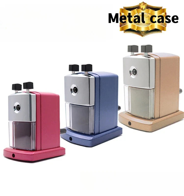 HKM-773011 Manual Metal Pencil Sharpener for Students and Children - Ideal for Primary School Use