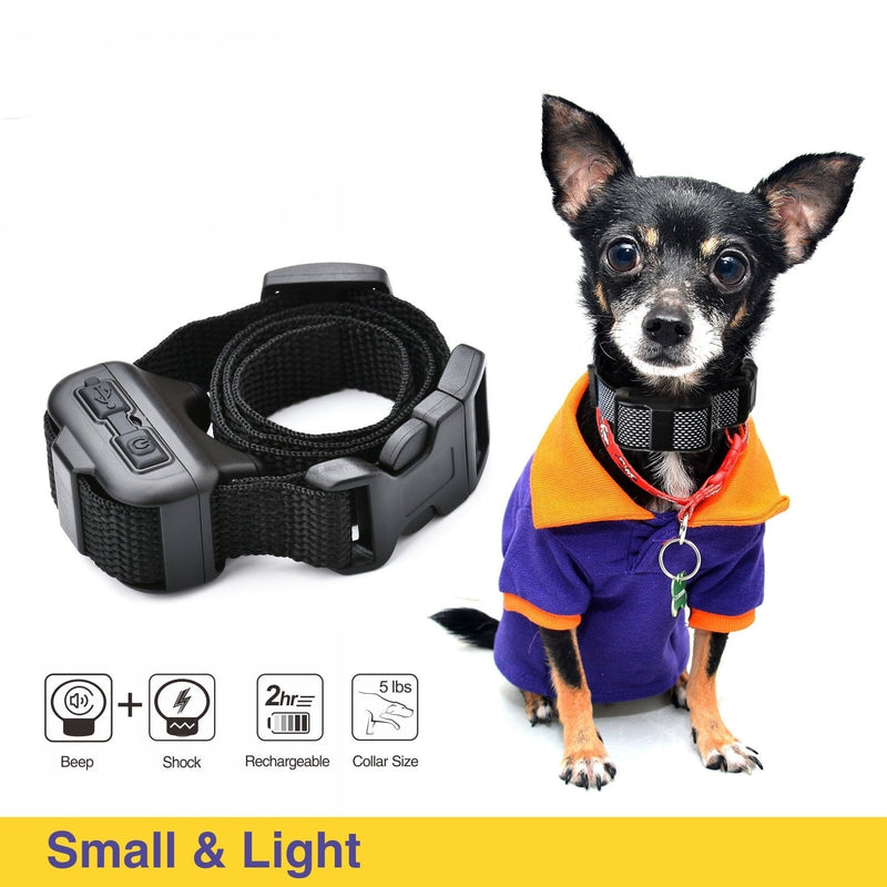 HKM-7730493 Adjustable Automatic Bark Control Collar for Small to Large Dogs, Beep & Shock Modes, 5 Sensitivity Levels, Test Light Included