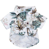 HKM-7730877 Hawaiian-Inspired Summer Beach Shirt for Dogs - Casual Pet Apparel in Various Colors and Sizes