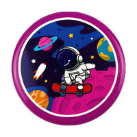 HKM-7732285 Colorful Soft Plastic PU Flying Saucer - 20cm Diameter, Fun for Kids