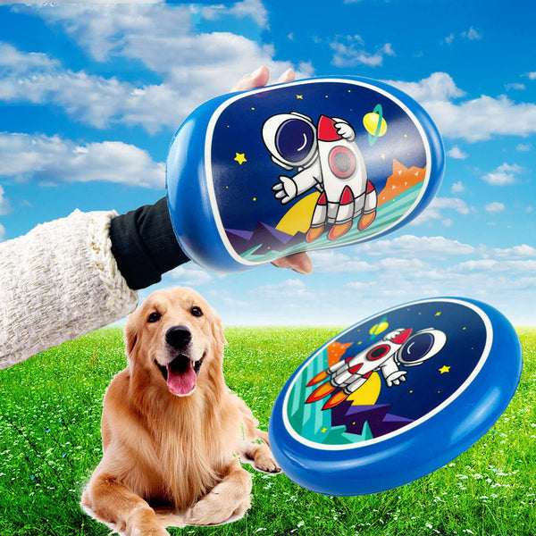 HKM-7732285 Colorful Soft Plastic PU Flying Saucer - 20cm Diameter, Fun for Kids