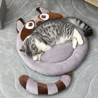 HKM-7732541 Warm and Soft Pet Bed for Cats - Cozy Indoor Kennel with Cloth Material