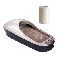 HKM-773395 Automatic Shoe Cover Dispenser with Transport Film for Easy Footwear Protection