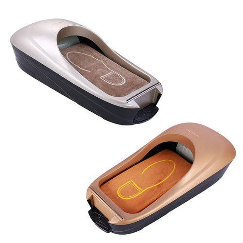 HKM-773395 Automatic Shoe Cover Dispenser with Transport Film for Easy Footwear Protection