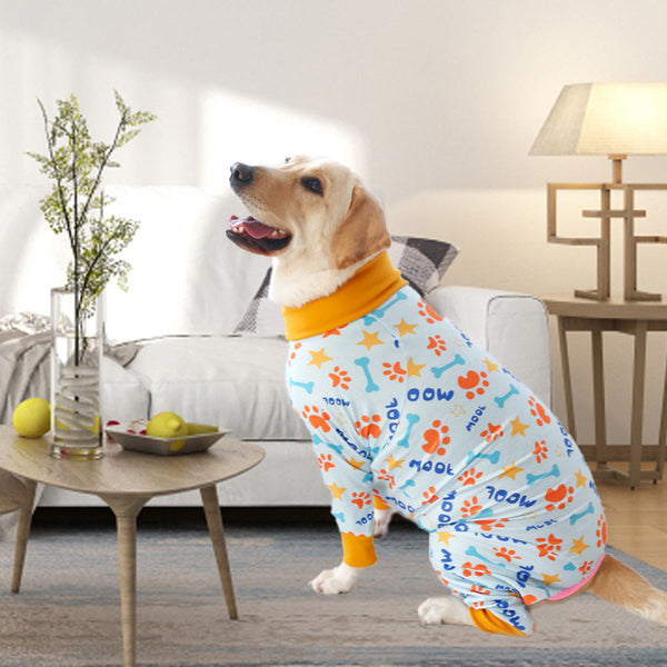 HKM-7734077 Cute Cotton Dog Jumpsuits - Four-Legged Pet Clothing in Multiple Colors and Sizes