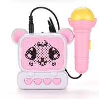 HKM-773459 Children's Portable Handheld Music Box with Microphone - Fun Singing Toy for 18 Months and Up