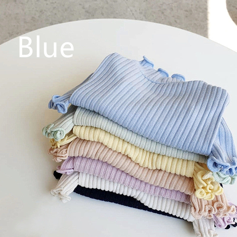 HKM-7734845 Lightweight Blue Knitted Sweater for Puppies - Available in Multiple Sizes