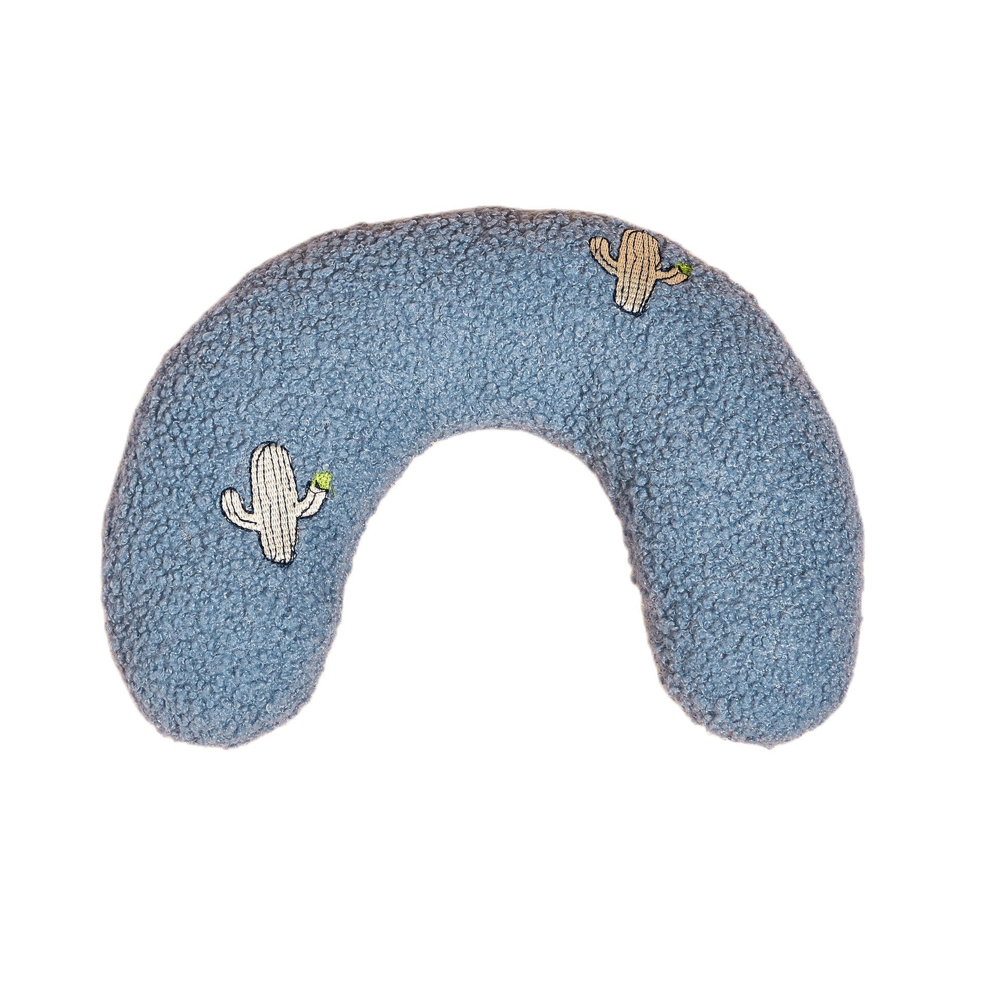 HKM-7735101 U-Shaped Cat Pillow with Catnip, Plush Sleep Aid and Cervical Support Toy in Various Colors