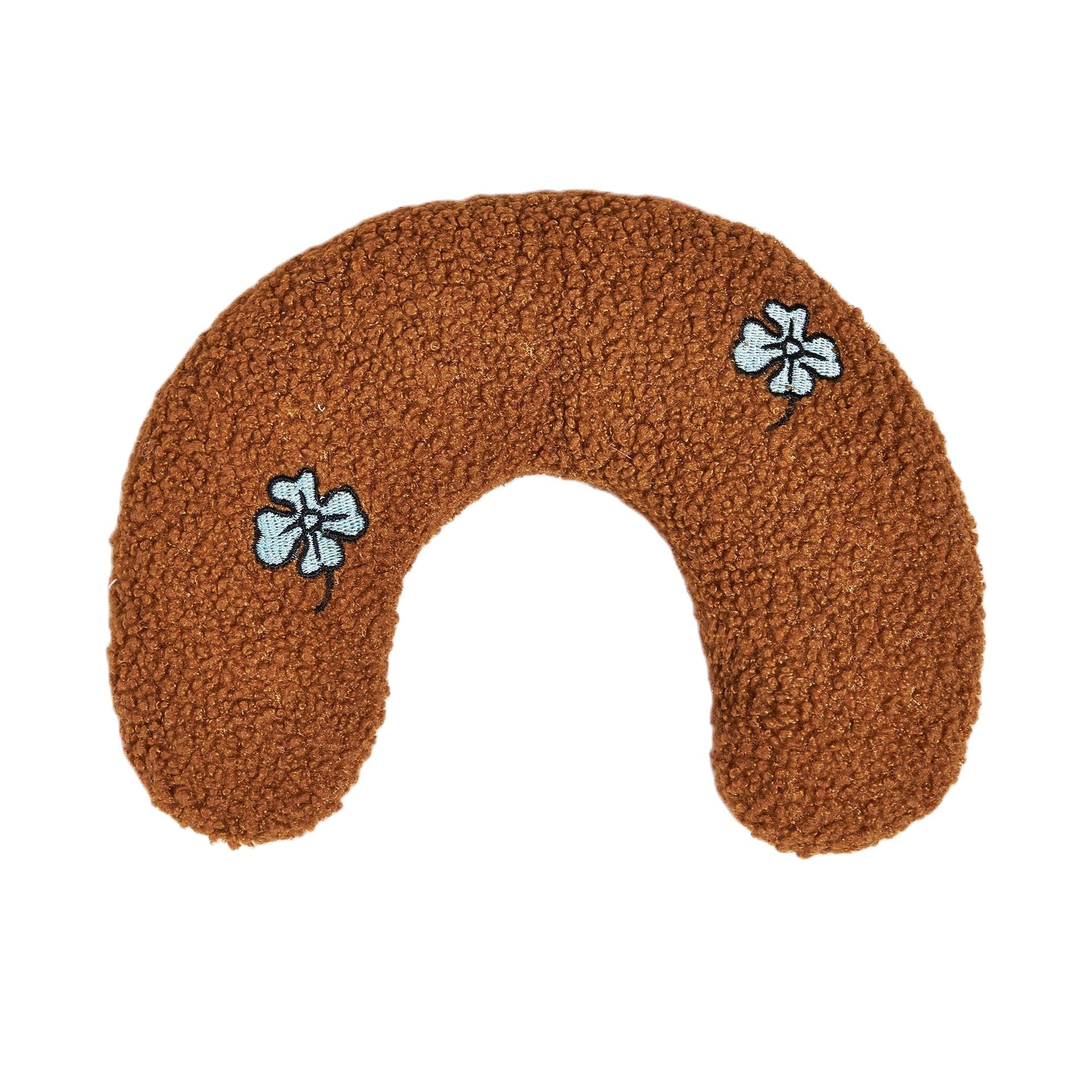 HKM-7735101 U-Shaped Cat Pillow with Catnip, Plush Sleep Aid and Cervical Support Toy in Various Colors