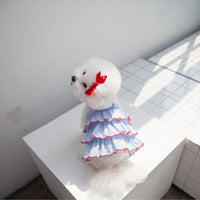 HKM-7735869 Summer Cartoon Pet Suspender Skirt Dress for Dogs in Multiple Sizes