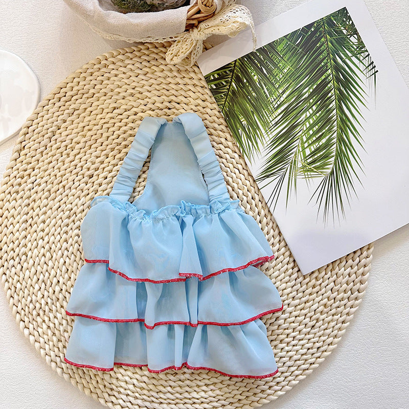 HKM-7735869 Summer Cartoon Pet Suspender Skirt Dress for Dogs in Multiple Sizes