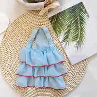 HKM-7735869 Summer Cartoon Pet Suspender Skirt Dress for Dogs in Multiple Sizes