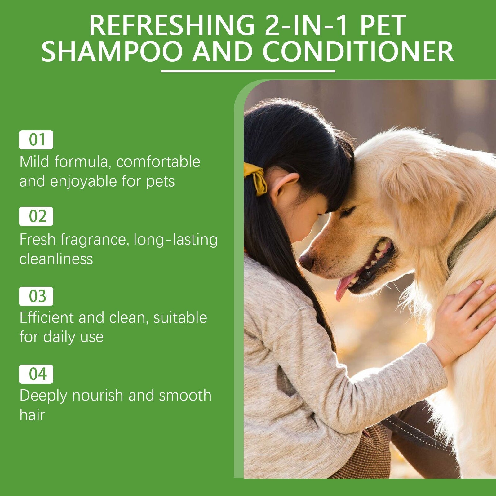 HKM-7736125 2-in-1 Pet Shampoo and Shower Gel with Watermelon and Coconut Extract, 100ml