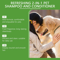 HKM-7736125 2-in-1 Pet Shampoo and Shower Gel with Watermelon and Coconut Extract, 100ml