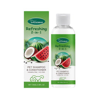 HKM-7736125 2-in-1 Pet Shampoo and Shower Gel with Watermelon and Coconut Extract, 100ml