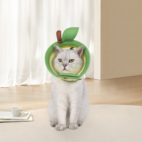 HKM-7736253 Cartoon Mesh Breathable Collar for Pets in Avocado, Akita, and Yellow Duck Designs