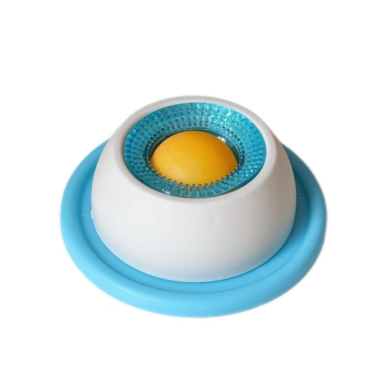 HKM-7736893 Anti-Spill Slow Feeder Cat Toy - Chew-Resistant Treat Dispenser for Boredom Relief