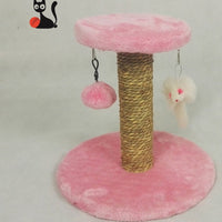 HKM-7737533 Cat Climbing Frame - Small Mini Design, Environmental Protection, Brown, Blue, Grey, Pink - 26 x 26 x 29 cm