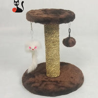 HKM-7737533 Cat Climbing Frame - Small Mini Design, Environmental Protection, Brown, Blue, Grey, Pink - 26 x 26 x 29 cm