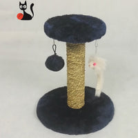 HKM-7737533 Cat Climbing Frame - Small Mini Design, Environmental Protection, Brown, Blue, Grey, Pink - 26 x 26 x 29 cm
