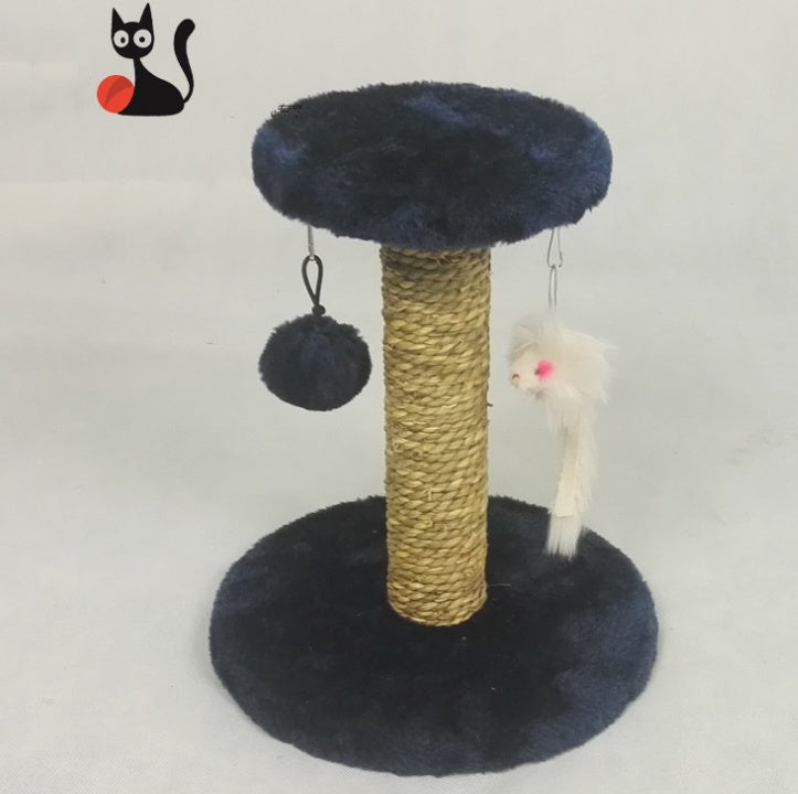 HKM-7737533 Cat Climbing Frame - Small Mini Design, Environmental Protection, Brown, Blue, Grey, Pink - 26 x 26 x 29 cm