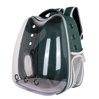 HKM-7737917 Transparent Cat Backpack with Cat Ears – Portable Pet Carrier for Travel and Outings, Durable Zipper Closure, Various Colors