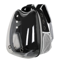 HKM-7737917 Transparent Cat Backpack with Cat Ears – Portable Pet Carrier for Travel and Outings, Durable Zipper Closure, Various Colors