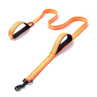 HKM-7738045 Reflective Nylon Dog Leash - Double Thickened, 150cm Length, 2.5cm Width, Multiple Colors Available