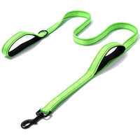 HKM-7738045 Reflective Nylon Dog Leash - Double Thickened, 150cm Length, 2.5cm Width, Multiple Colors Available