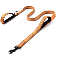 HKM-7738045 Reflective Nylon Dog Leash - Double Thickened, 150cm Length, 2.5cm Width, Multiple Colors Available