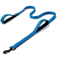 HKM-7738045 Reflective Nylon Dog Leash - Double Thickened, 150cm Length, 2.5cm Width, Multiple Colors Available