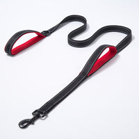 HKM-7738045 Reflective Nylon Dog Leash - Double Thickened, 150cm Length, 2.5cm Width, Multiple Colors Available