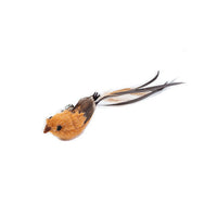 HKM-7739069 Long Elastic Steel Wire Feather Cat Toy with Suction Cup Attachment