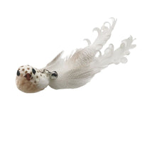HKM-7739069 Long Elastic Steel Wire Feather Cat Toy with Suction Cup Attachment