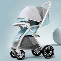 HKM-773907 2 in 1 Multifunctional Baby Stroller and Wagon with Car Seat Attachment