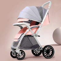 HKM-773907 2 in 1 Multifunctional Baby Stroller and Wagon with Car Seat Attachment
