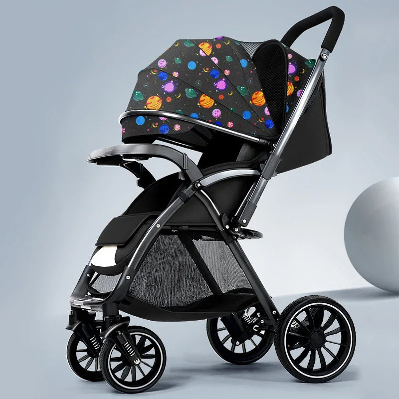 HKM-773907 2 in 1 Multifunctional Baby Stroller and Wagon with Car Seat Attachment