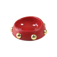 HKM-7740221 Hedgehog Design High-Temperature Resistant Dog and Cat Food Bowl - Antiskid, Inclined Structure, 500ml & 160ml Options