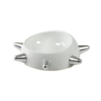 HKM-7740221 Hedgehog Design High-Temperature Resistant Dog and Cat Food Bowl - Antiskid, Inclined Structure, 500ml & 160ml Options