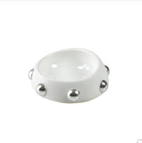 HKM-7740221 Hedgehog Design High-Temperature Resistant Dog and Cat Food Bowl - Antiskid, Inclined Structure, 500ml & 160ml Options