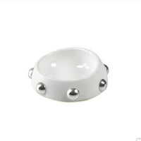 HKM-7740221 Hedgehog Design High-Temperature Resistant Dog and Cat Food Bowl - Antiskid, Inclined Structure, 500ml & 160ml Options